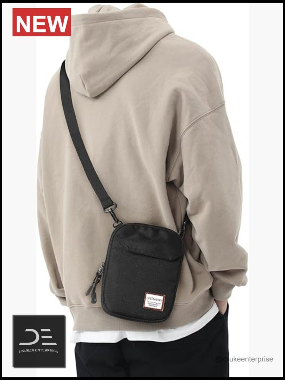 Mini Crossbody Bag Shoulder Bag Messenger Satchel for Men Women